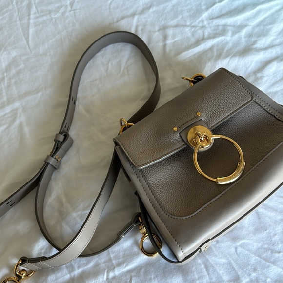 Chloe Mini Tess Leather Crossbody Purse - Picture 7 of 7